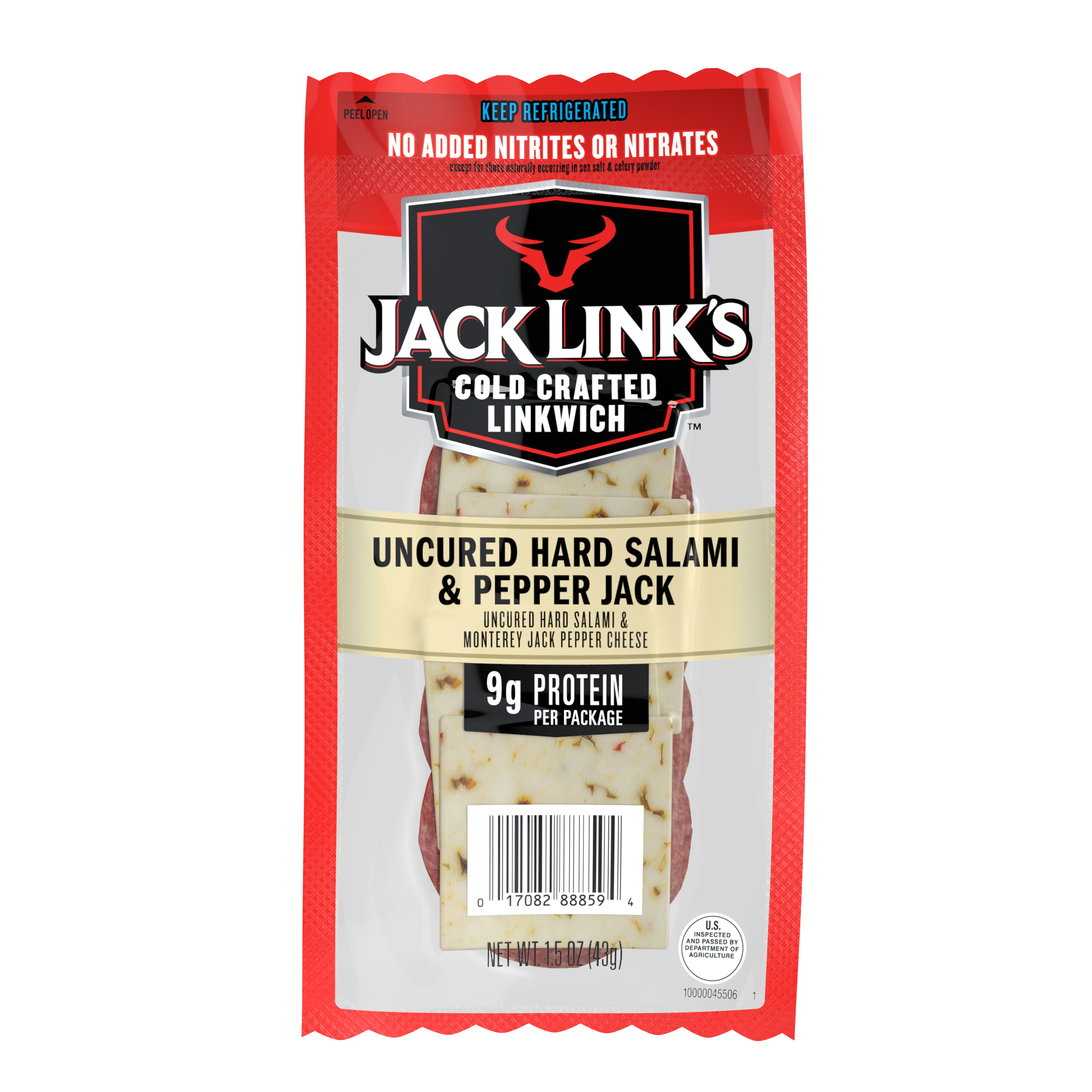 Cold Crafted Hard Salami Pepper Jack | Protein Snack | Jack Link's Cold Crafted Hard Salami Pepper Jack | Protein Snack | Jack Link's