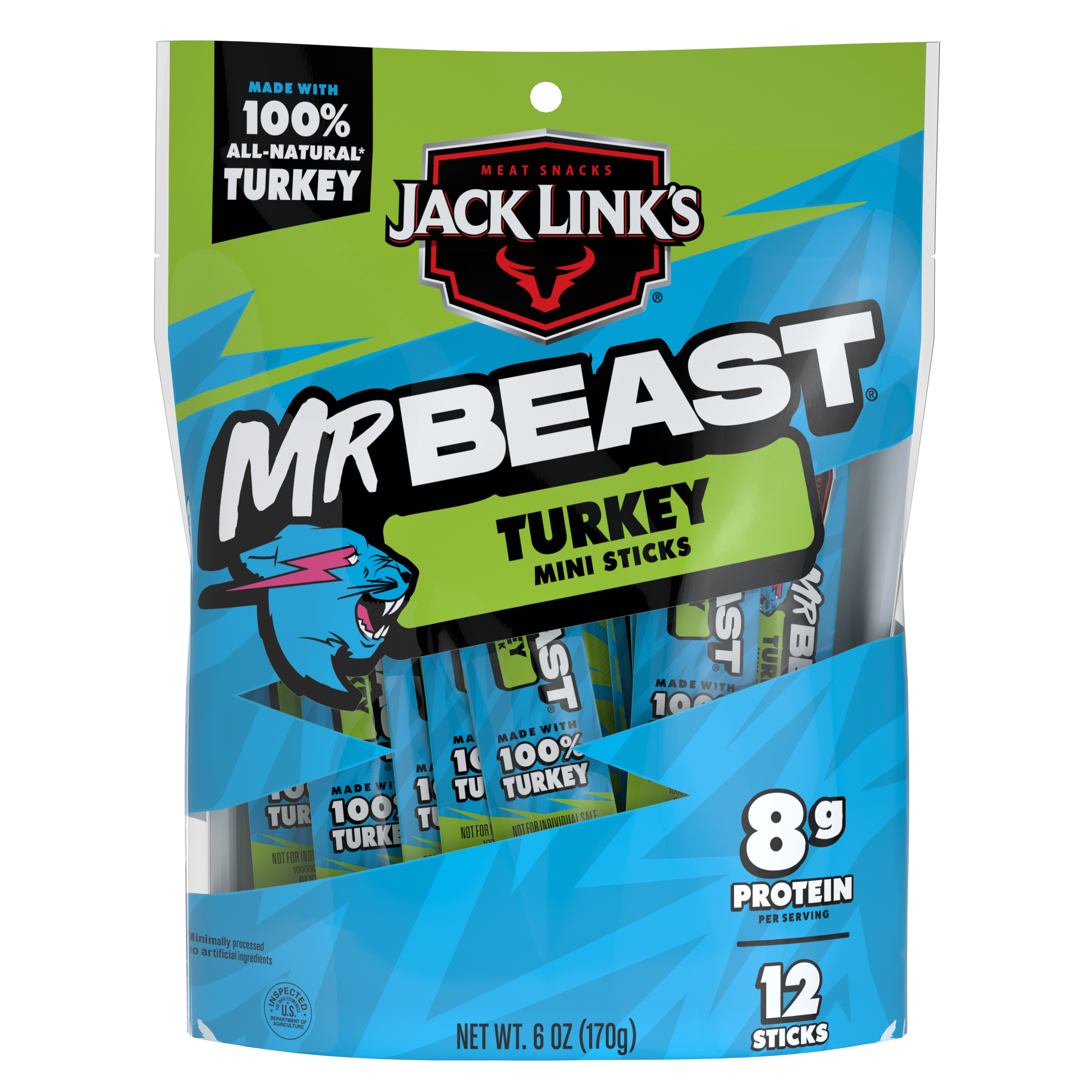 Jack Link's X MrBeast Original Turkey Mini Sticks – Jacklinks