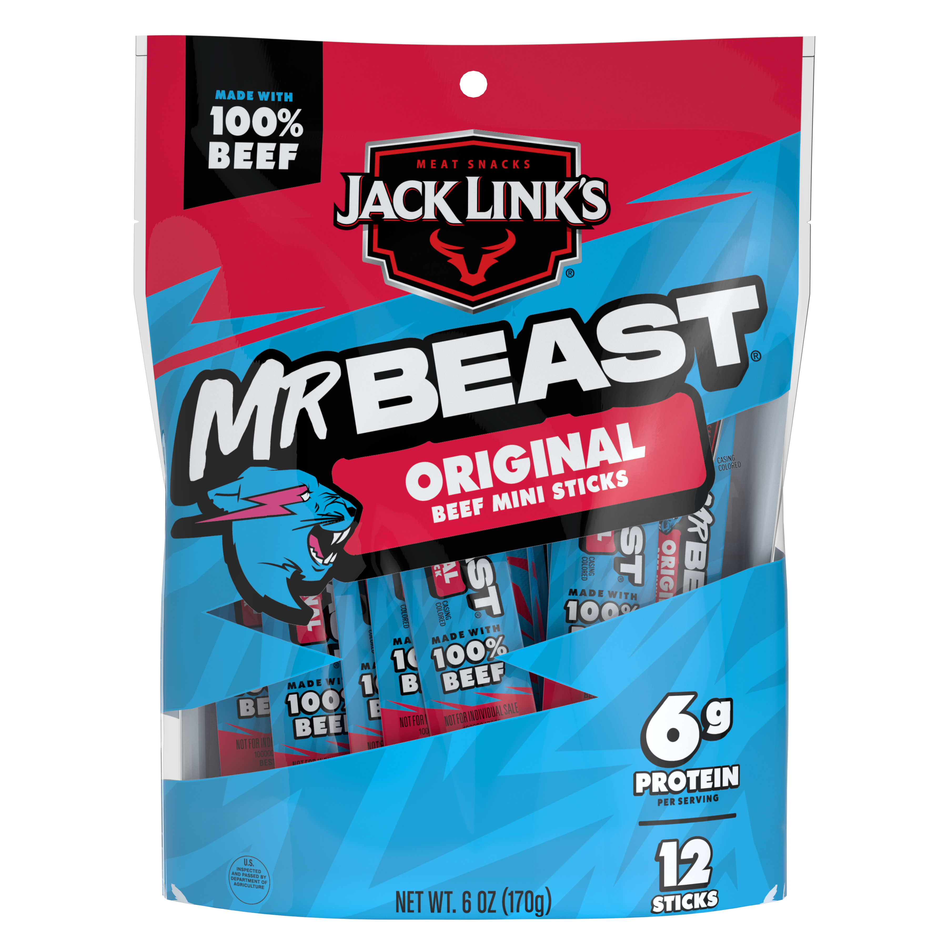 Jack Link's X MrBeast Original Beef Mini Sticks – Jacklinks