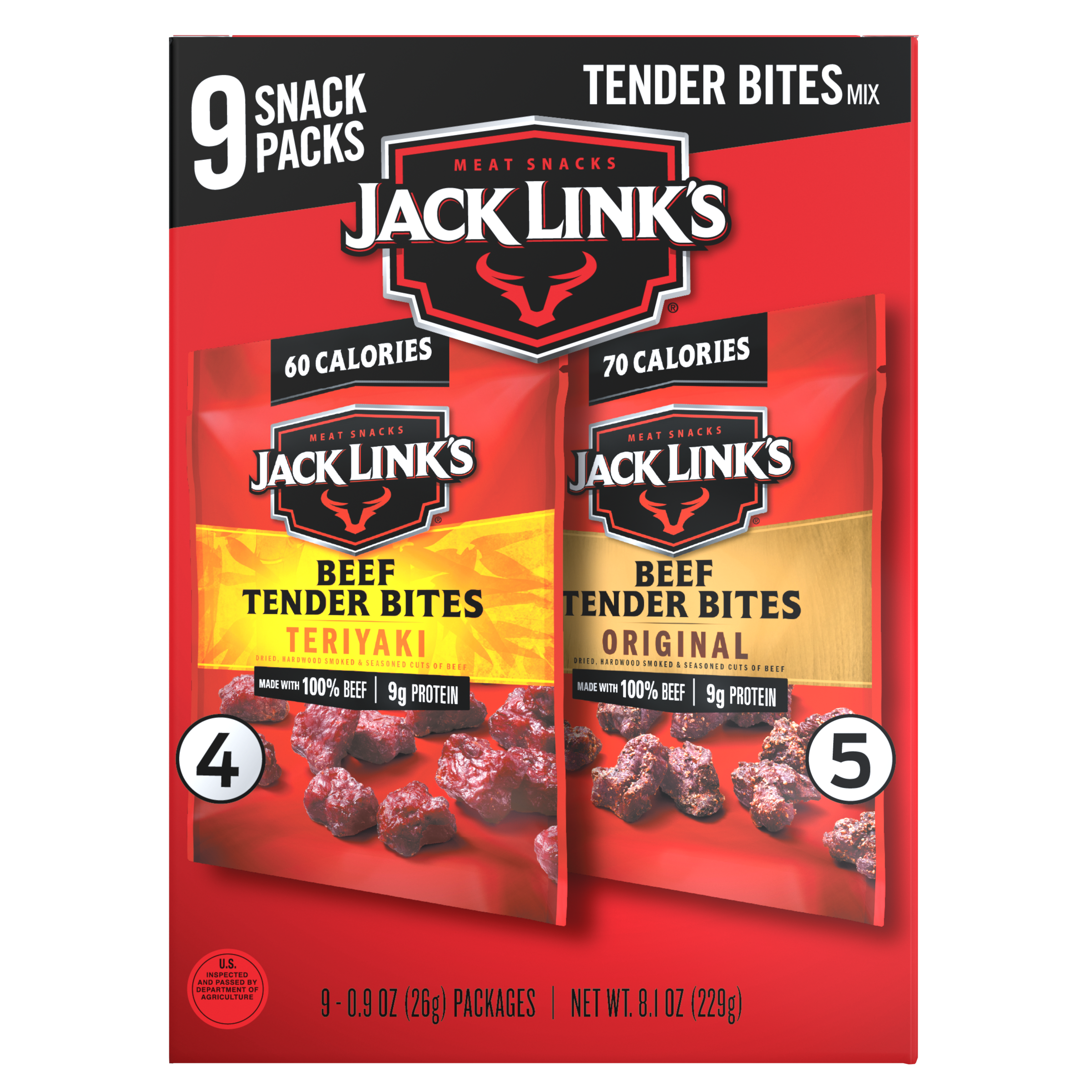 Original & Teriyaki Beef Tender Bites Multipack