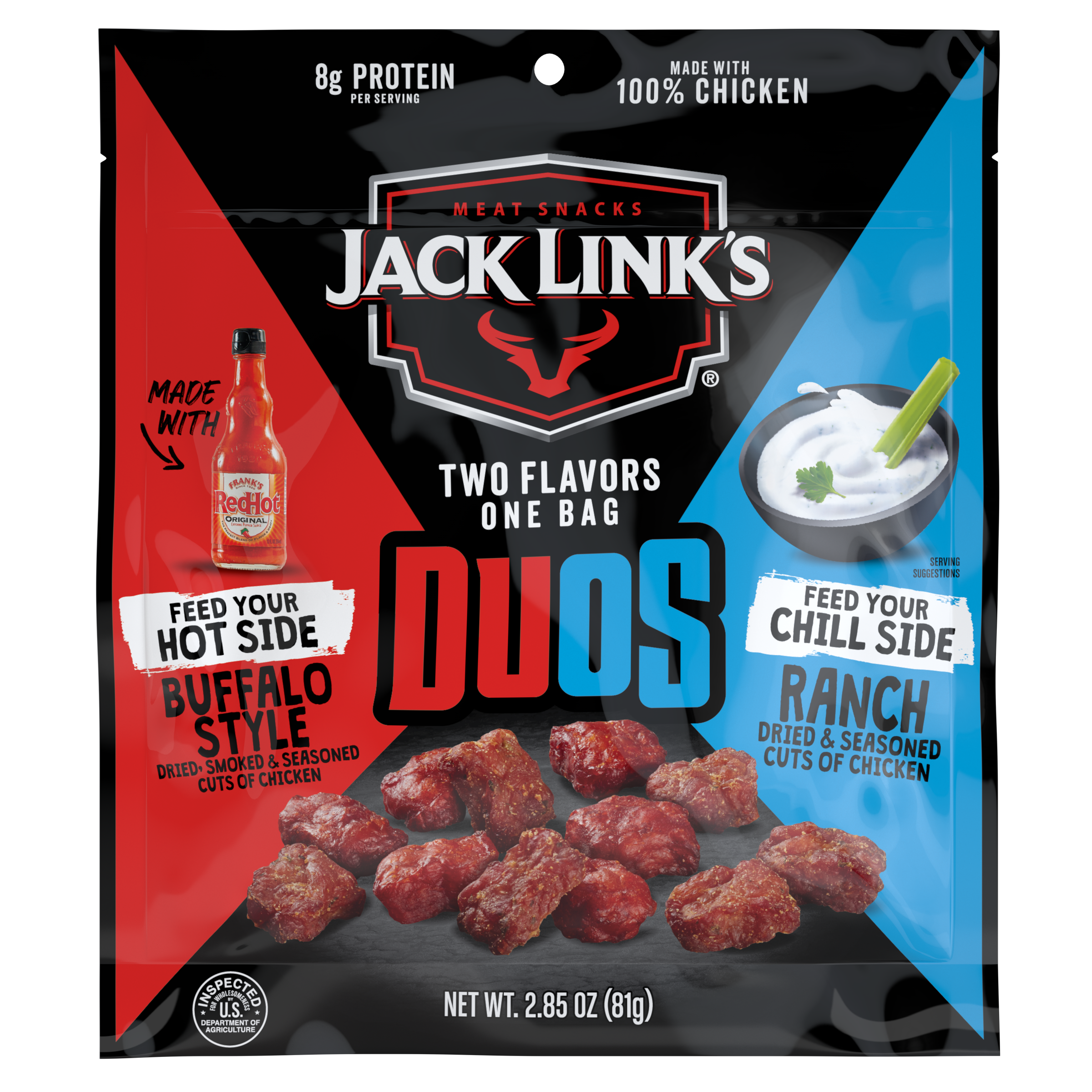 Jack Link's DUOS Buffalo & Ranch Chicken Tender Bites