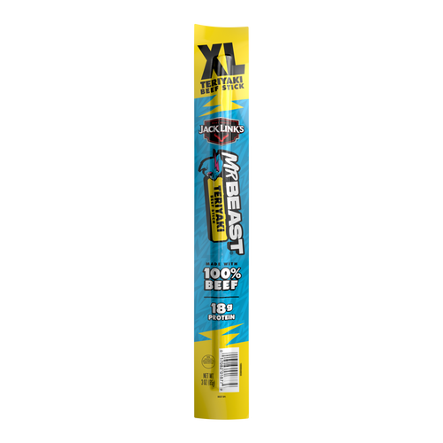 Jack Link's X MrBeast Teriyaki Beef Sticks