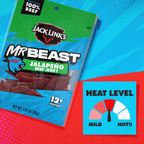 Jack Link's x MrBeast Jalapeño Beef Jerky