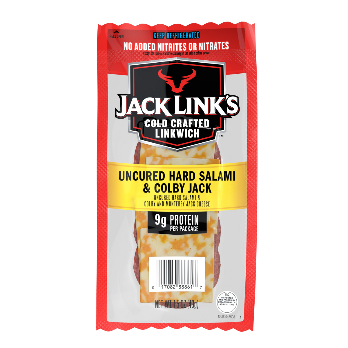 Cold Crafted Hard Salami Colby Jack | Protein Snack | Jack Link's Cold Crafted Hard Salami Colby Jack | Protein Snack | Jack Link's