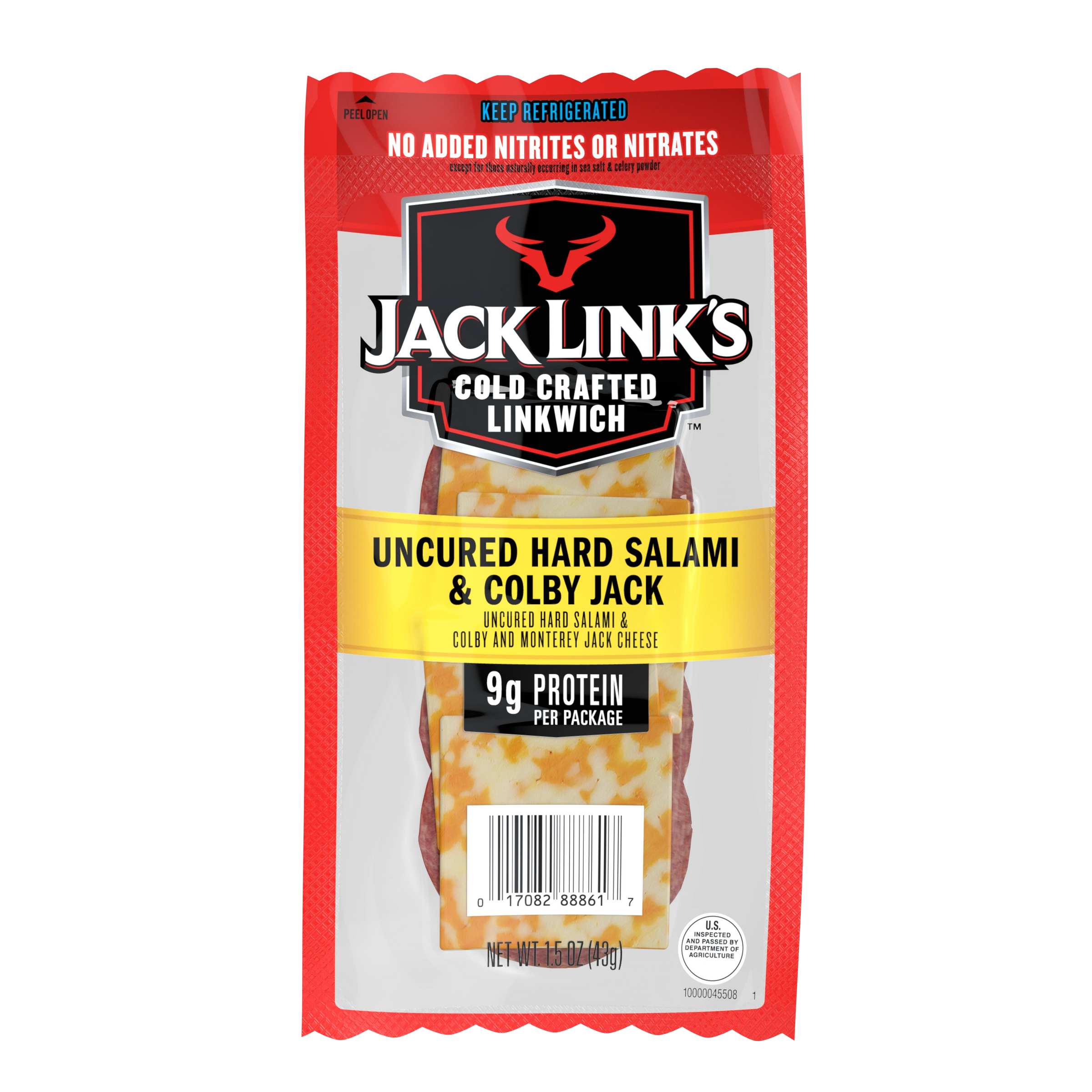 Jack Link's Cold Crafted Linkwich Hard Salami & Colby Jack