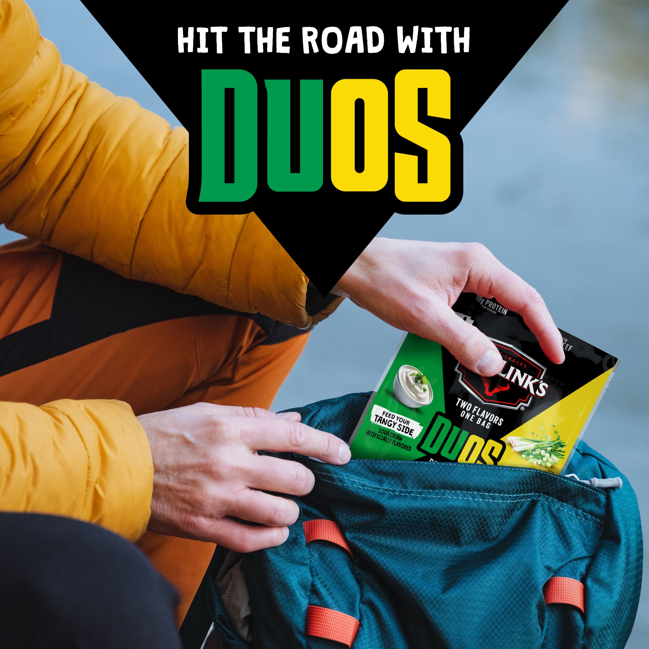 Jack Link's DUOS Sour Cream & Onion Beef Jerky