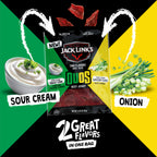 Jack Link's DUOS Sour Cream & Onion Beef Jerky
