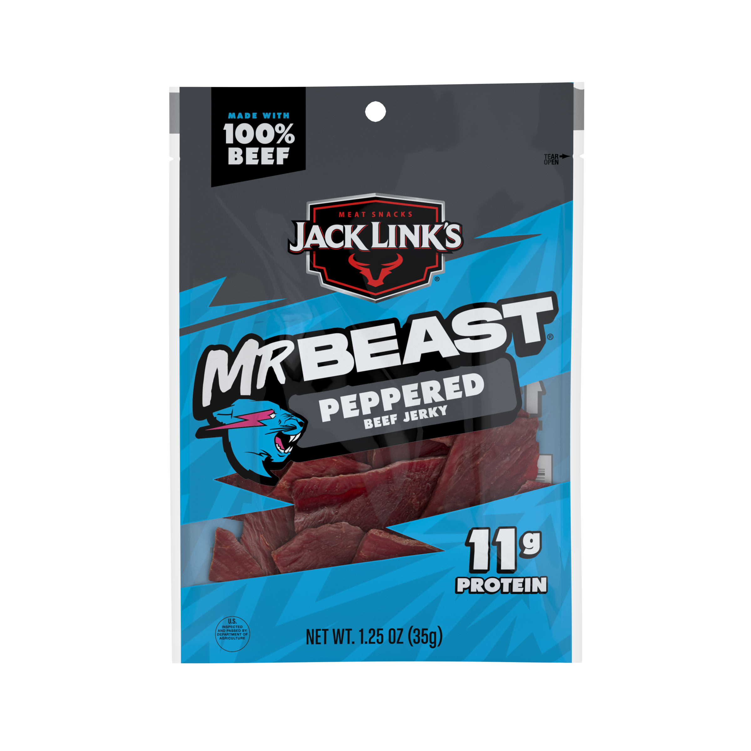 Jack Link's x MrBeast Peppered Beef Jerky