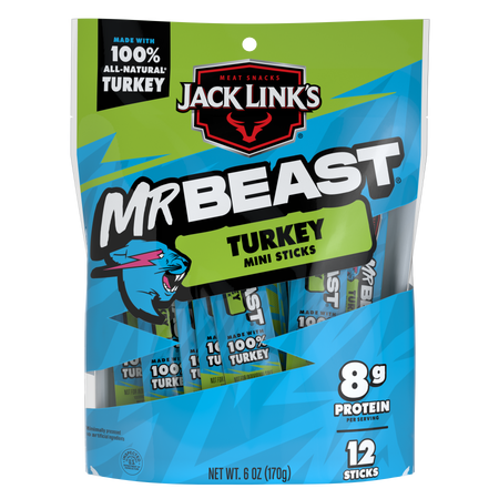 Jack Link's X MrBeast Original Turkey Mini Sticks – Jacklinks