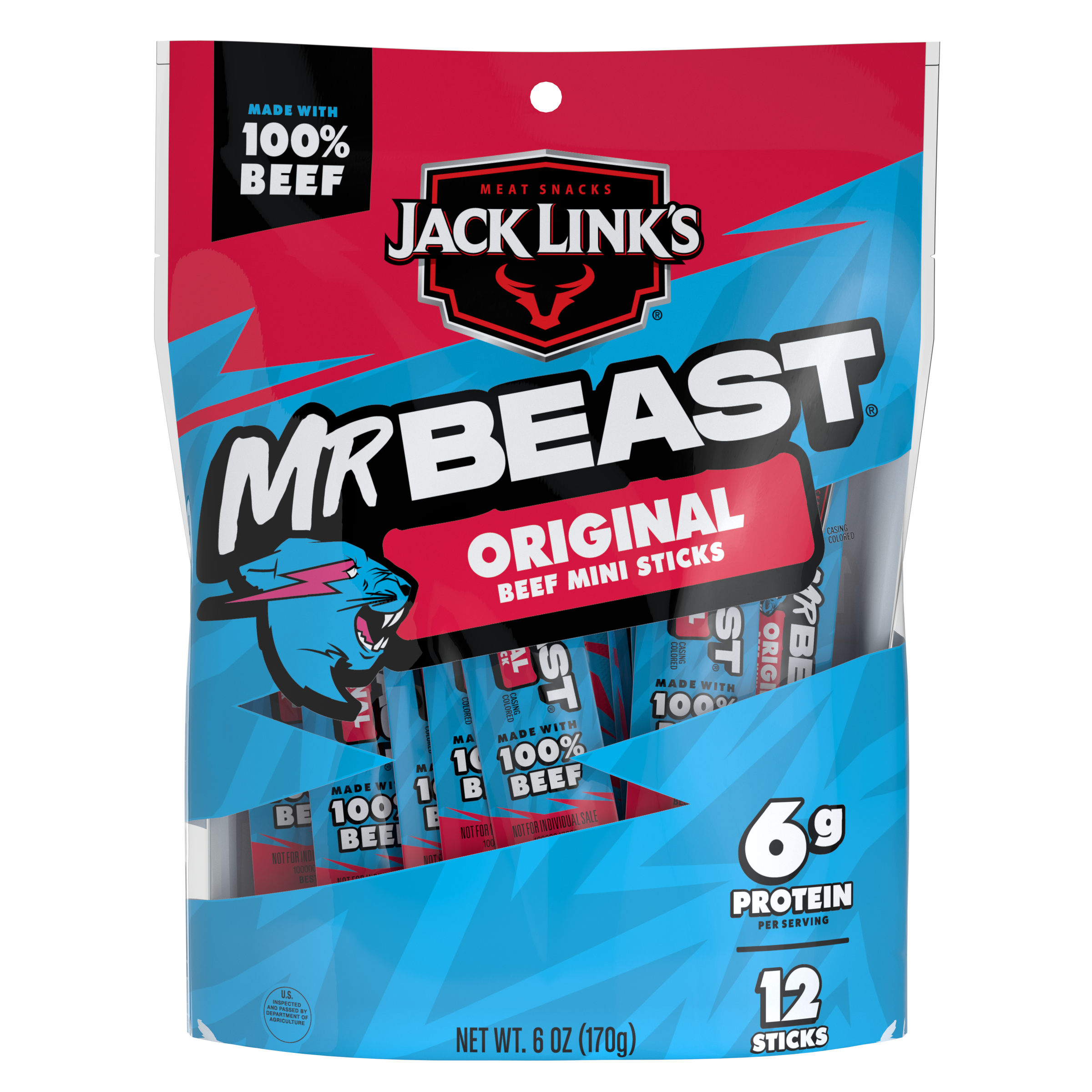 Jack Link's x MrBeast Original Mini Sticks
