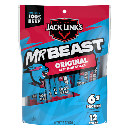 Jack Link's X MrBeast Original Beef Mini Sticks – Jacklinks