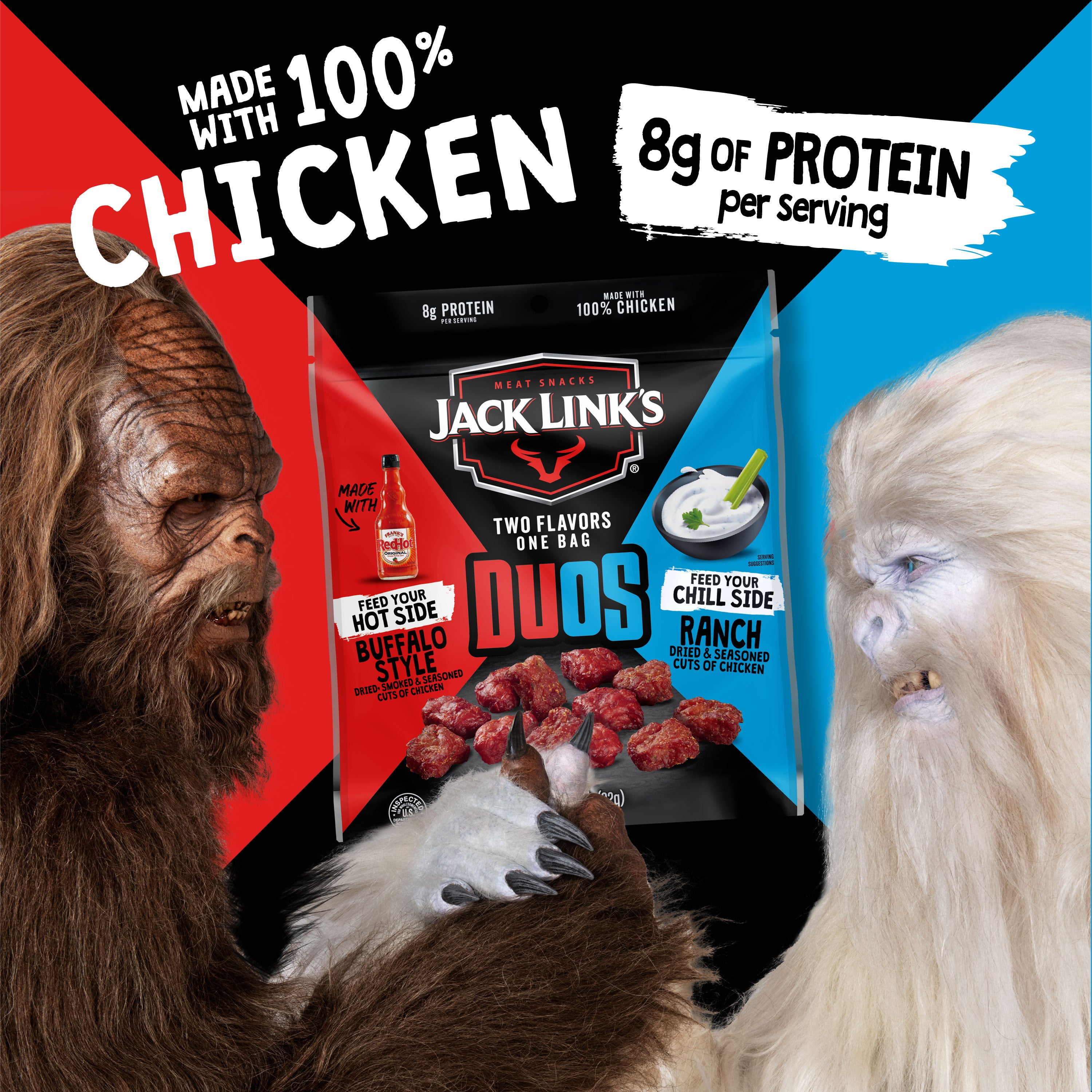 Jack Link's DUOS Buffalo & Ranch Chicken Tender Bites