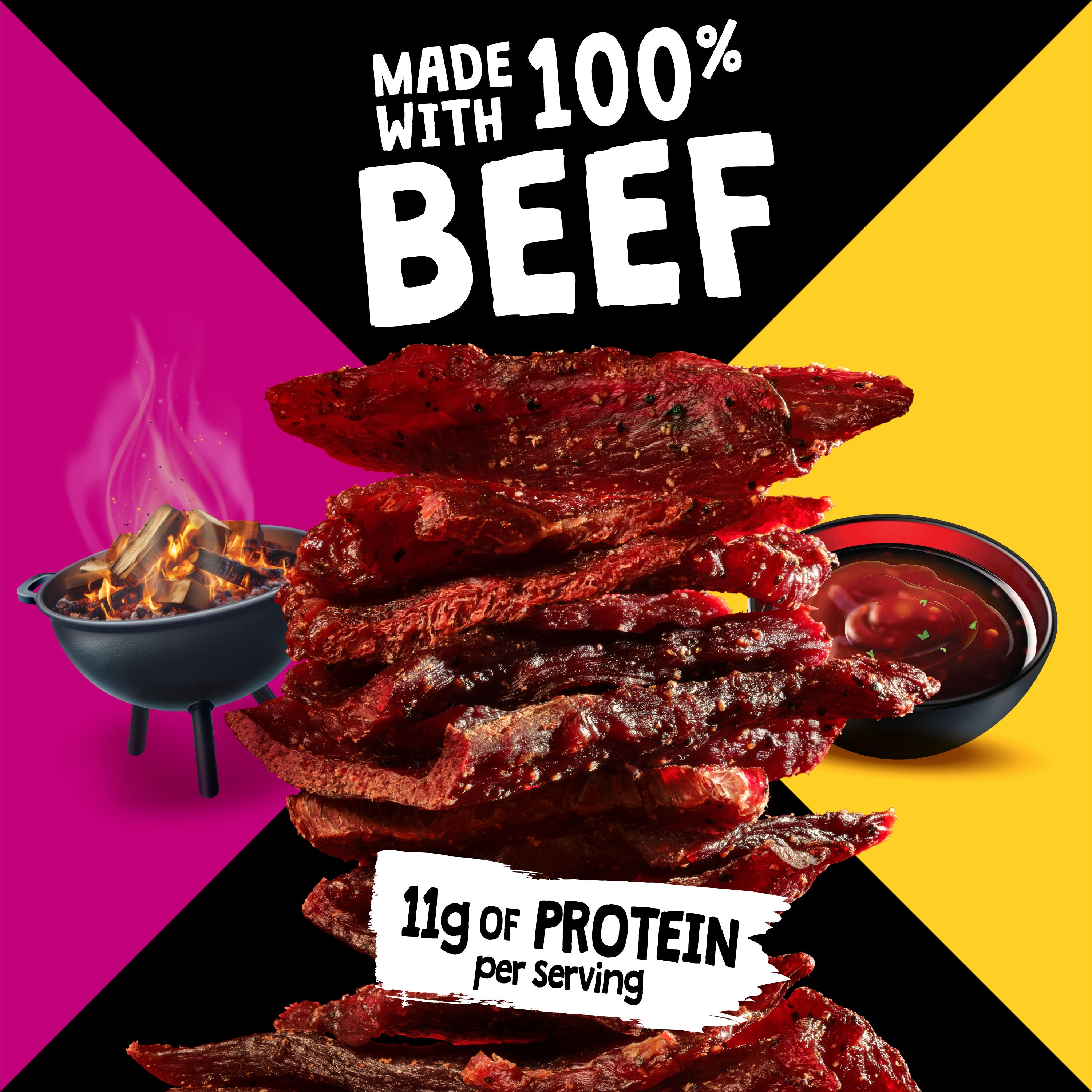 Jack Link's Duos Mango Flavor and Jalapeno Beef Jerky – Jacklinks