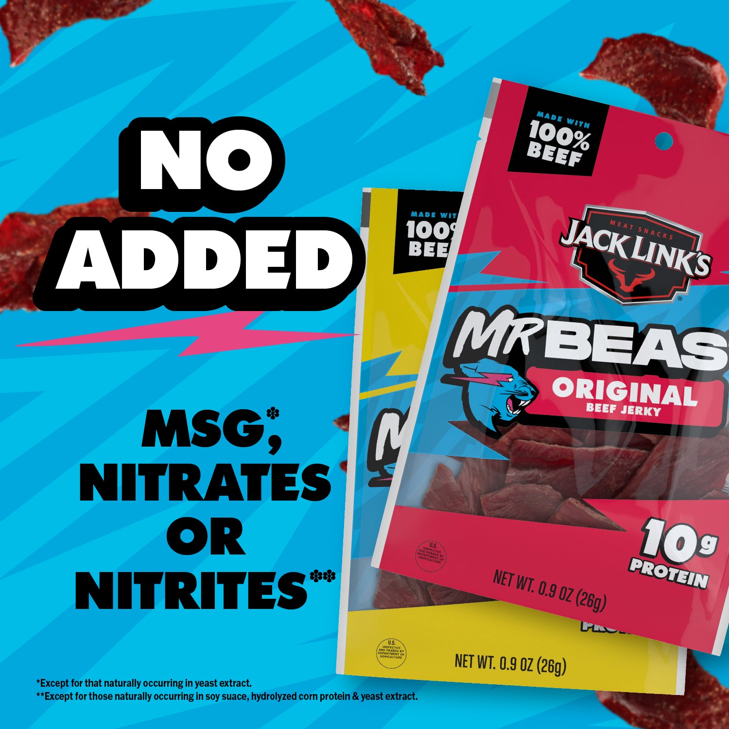 Jack Link's x MrBeast Original & Teriyaki Beef Jerky Variety Pack