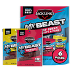 Jack Link's x MrBeast Original & Teriyaki Beef Jerky Variety Pack
