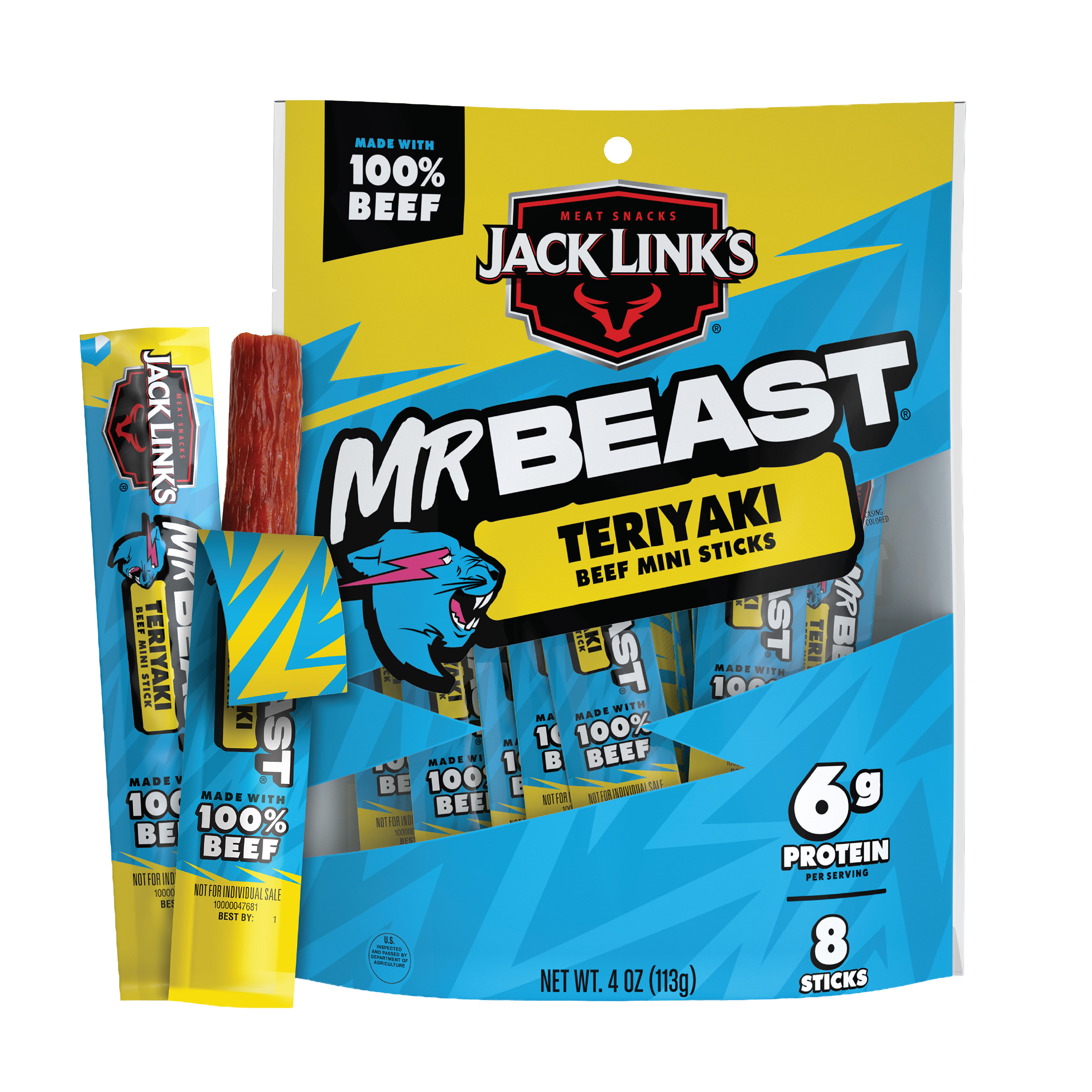 Jack Link's x MrBeast Teriyaki Mini Sticks