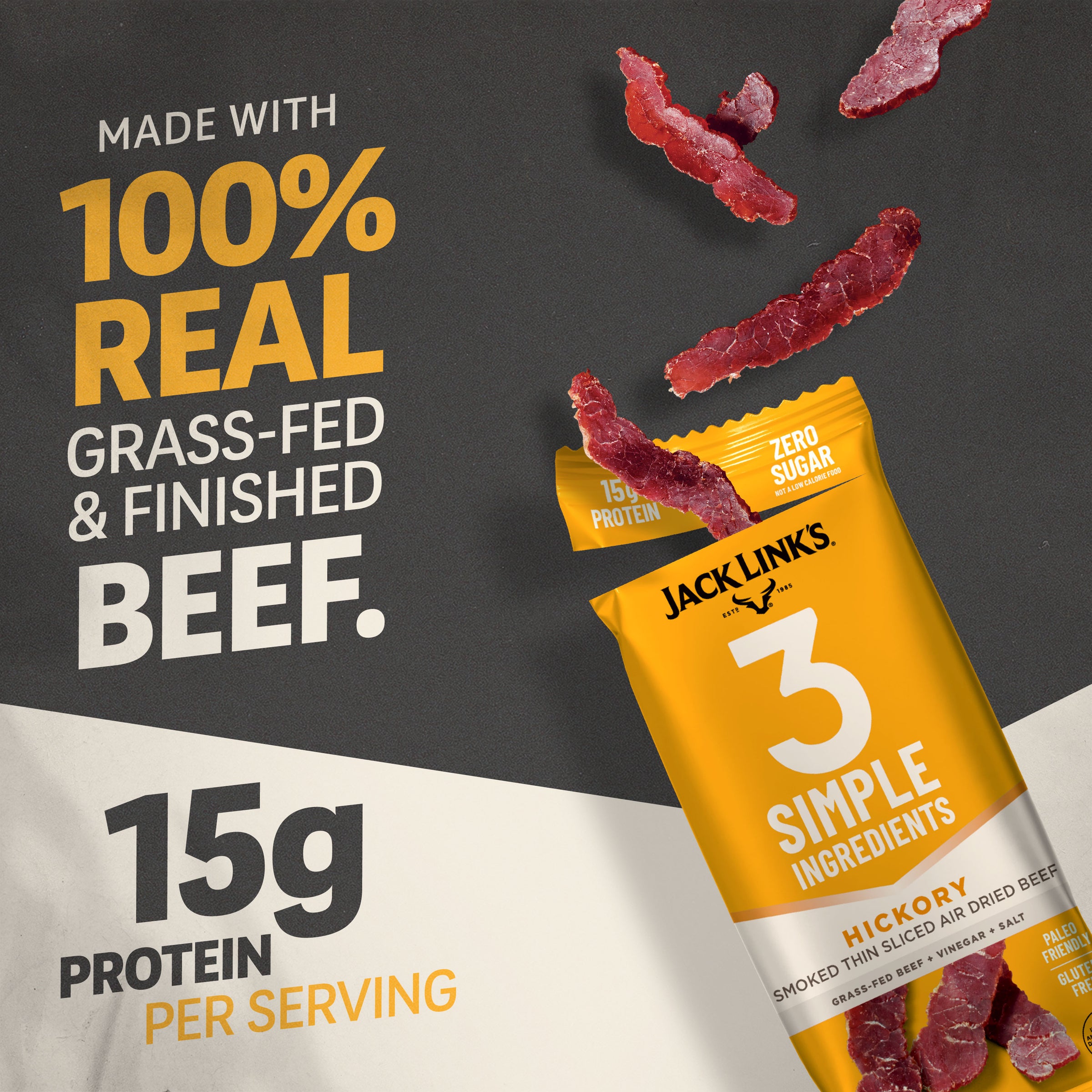 Hickory Air Dried Steak Slices Multipack