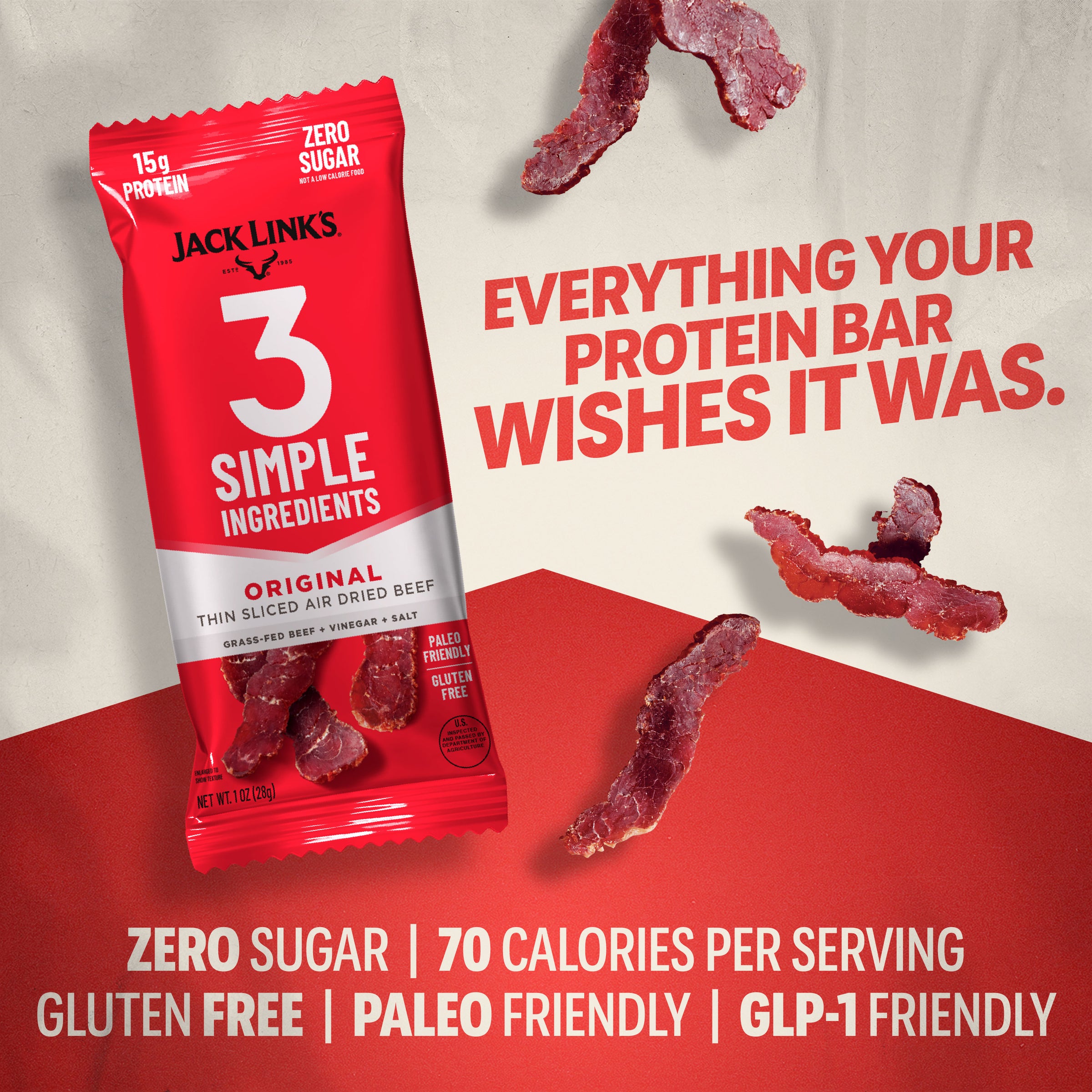 Original Air Dried Steak Slices Multipack