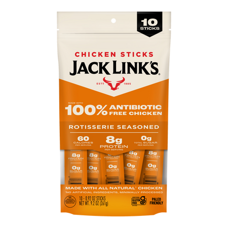 Rotisserie Chicken Stick Multipack | Protein Snack | Jack Link's