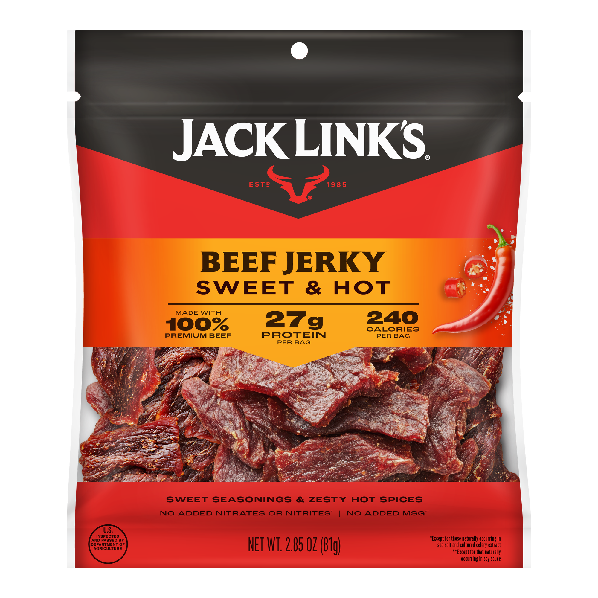 Sweet & Hot Beef Jerky