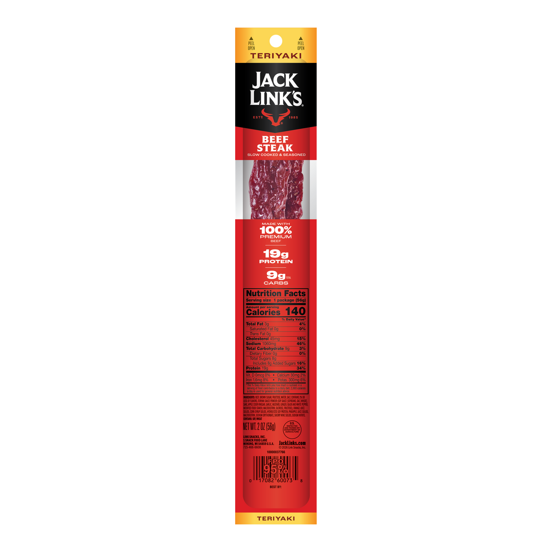 【ゴールデンウィークセール】ニッカ Pure Malt Black & Red Teriyaki Beef Steak - Jerky & Protein Snacks | Jack Link's – Jacklinks
