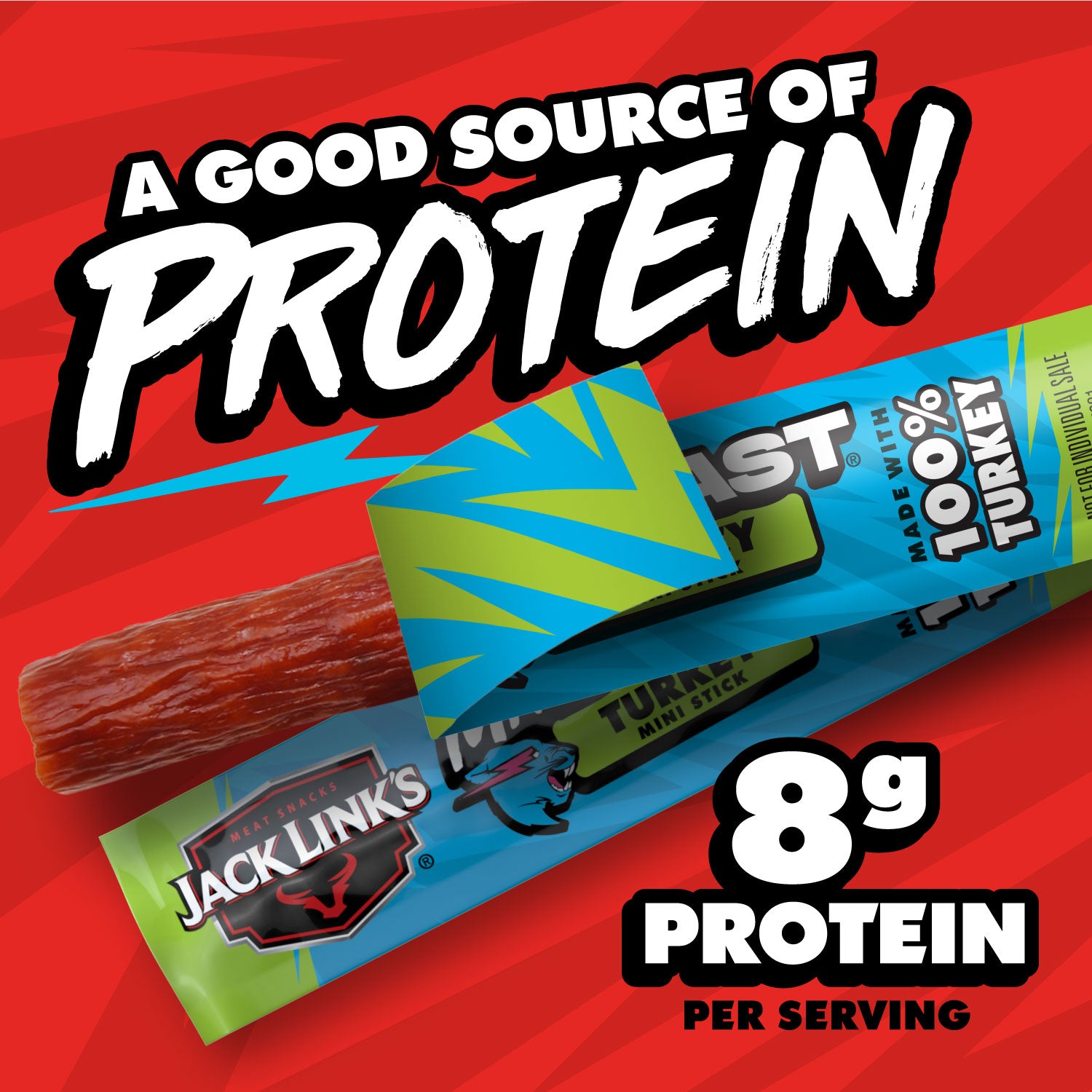 Jack Link's x MrBeast Turkey Mini Sticks