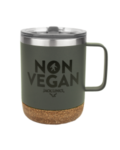 Non-Vegan Insulated Mug, Green